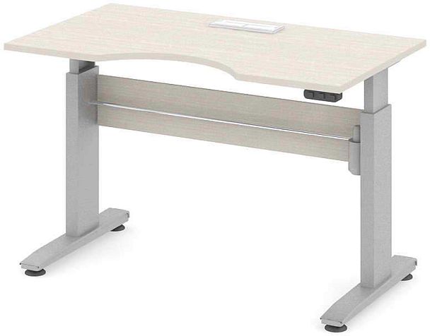 Стол офисный рабочий "Трансформер"  ПК-ТРС-СТЭ140Х80КК/ЭРД-В1-30 дуб альпийский - Вид 1