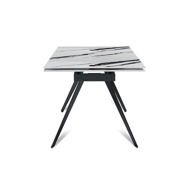 Стол раскладной Rhein (140+40+40), керамика глянцевая Panda White - Вид 3