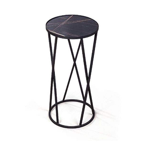 Журнальный столик Stone 01, керамика черная (арт.001.А001.A07) - Вид 1