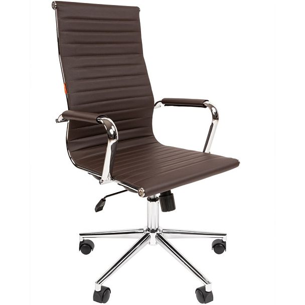 Кресло CHAIRMAN 755, экокожа, коричневый - Вид 1