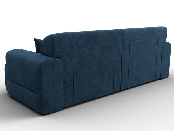 Диван прямой Лига-109 НПБ Велюр синий - Вид 5