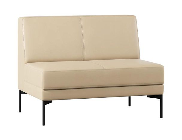 Модуль Everprof Gamma двухместный Экокожа Бежевый - Вид 1