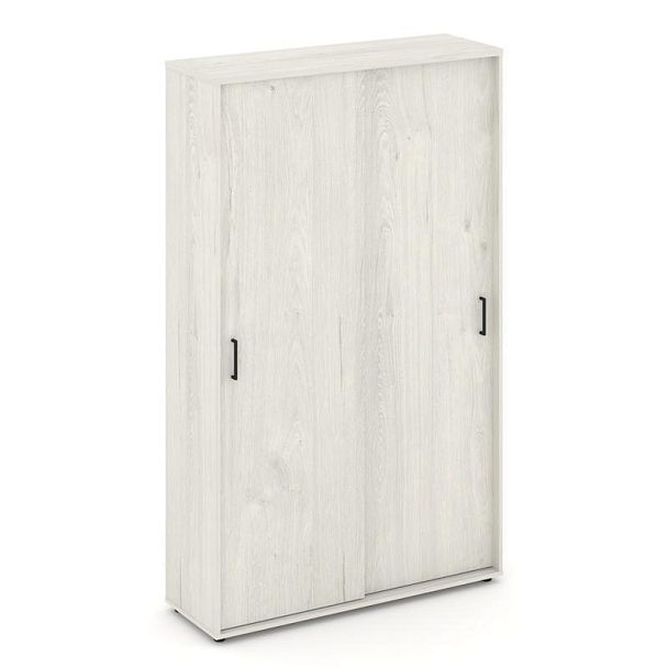 Стайл Проджект Шкаф-купе для одежды SN.SHK.E-003 Дуб Наварра/Черный Ручки 1200*400*1982 - Вид 1