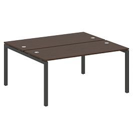 Metal System Quattro Р. ст. на П-образном м/к 50БП.РАС-СП-2.4 Венге/Антрацит металл 1600*1475*750 - Фото предпросмотра