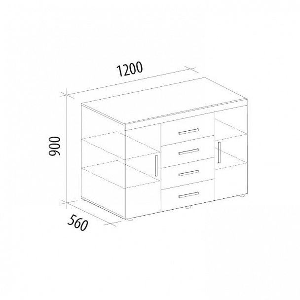 Гостиная "Венеция" 7 - Вид 3