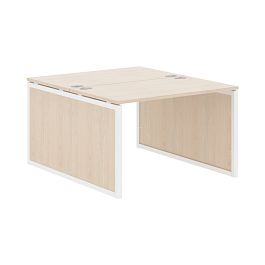 Стол 2-х местный XQPWST 1214 Бук Тиара/Белый 1200х1406х750 XTEN-QP - Фото предпросмотра