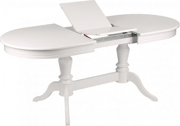 Стол деревянный раздвижной Арей 160(210)х90х76 Белый - Вид 3