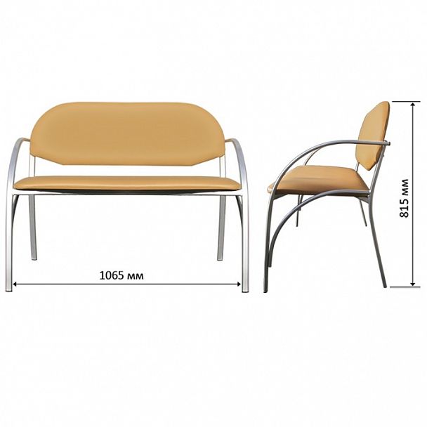 Диван-скамейка М117-012 beige - Вид 2