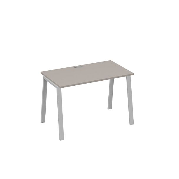 Стол письменный на металлокаркасе TRE A4 А4 Б3 013 БП мокко премиум / металлокаркас серый - Вид 1