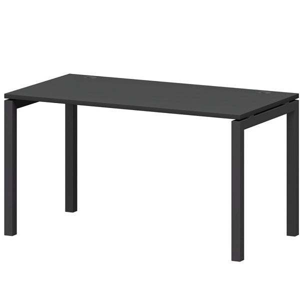 Стол на металлокаркасе СМС25-П-10К.73.Пр50 Графит/Антрацит 1000x730x750 Смарт - Вид 1