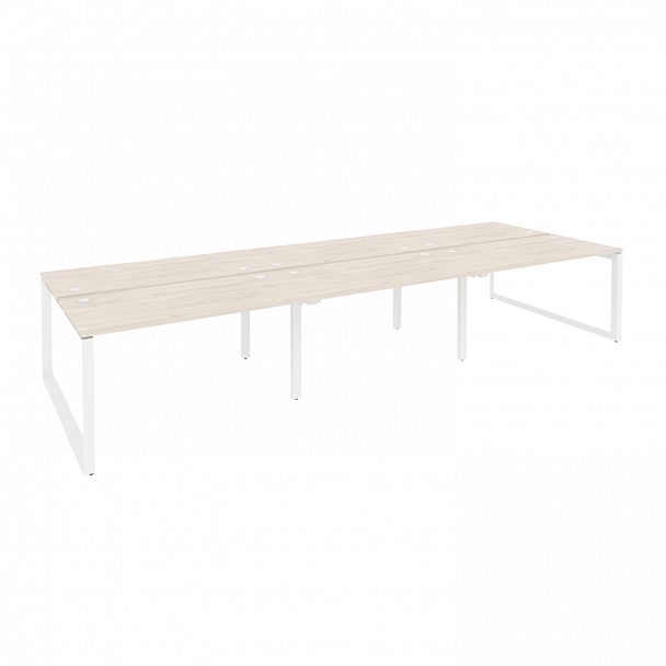 Рабочая станция "Onix" O.MO-D.RS-6.3.7 денвер светлый/белый - Вид 1