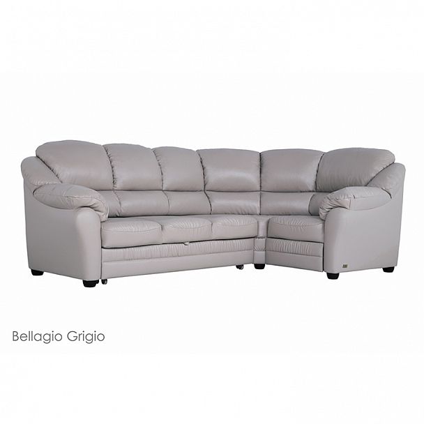 Угловой диван "Берг" в коже - Вид 1