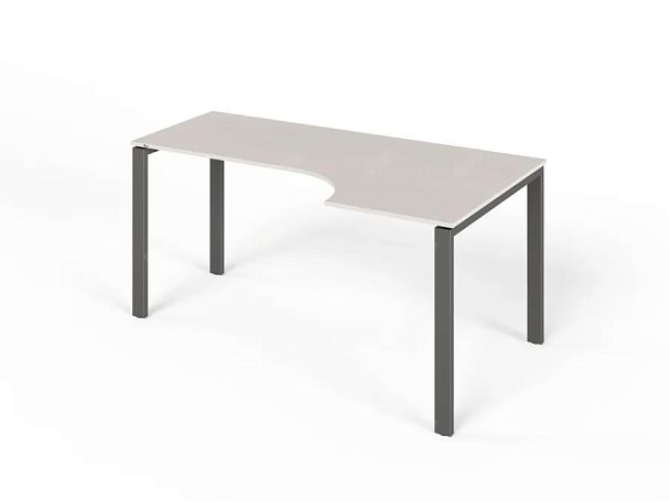 ЛАЙТ / LIGHT RLG016-14x9R Угловой стол 160x90x75 Дуб Молочный - Вид 1