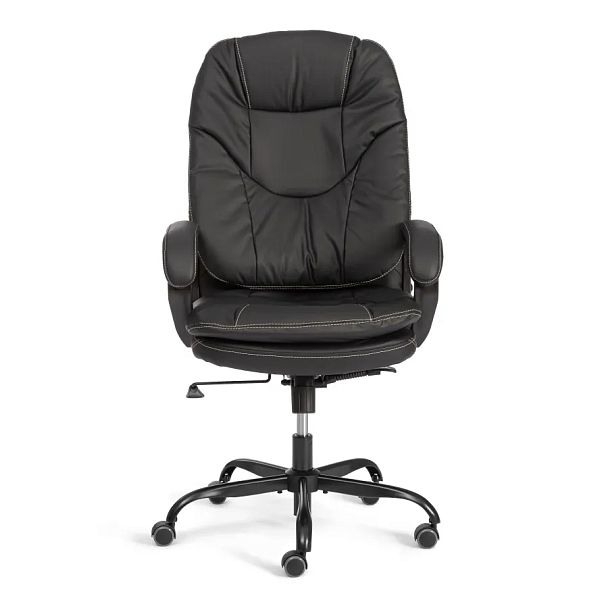 Кресло Комфорт Люкс/Comfort Lux (22), кож/зам, черный - Вид 5