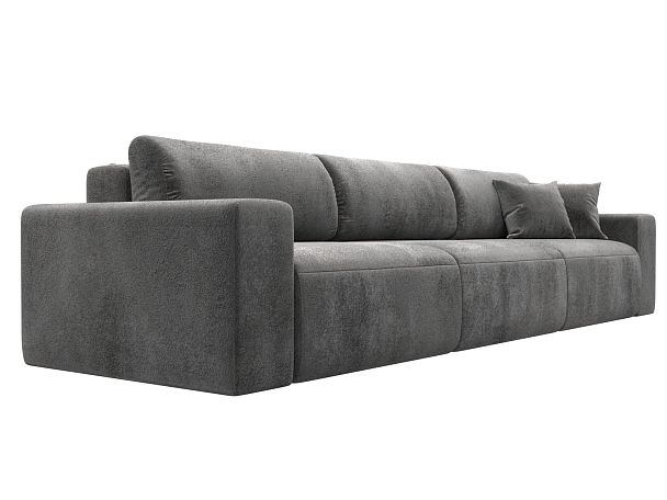 Диван прямой Лига-036 НПБ Классик Лонг Велюр серый - Вид 3