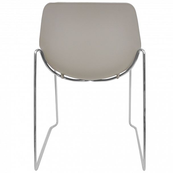 Стул Q5 (пруток), серый, стопируемый - Вид 3