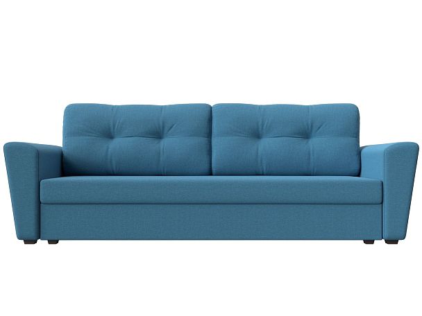 Диван прямой Амстердам Лайт Рогожка голубой - Вид 2