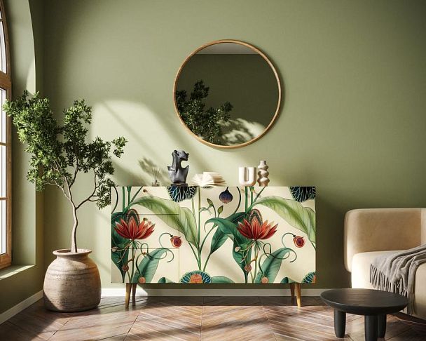 Комод Berber с двумя дверками и ящиками арт BB17/Print_55 - Вид 4