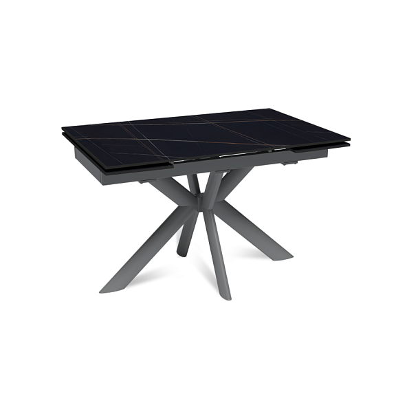 Стол раскладной Strong (120+30+30), керамика матовая Black Gold - Вид 1