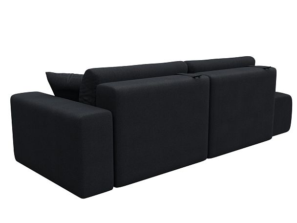 Диван прямой Лига-036 НПБ Модерн подлокотник справа Искусственная замша серый - Вид 6