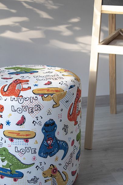 Банкетка Sheffilton KIDS SHT-B12 диномикс - Вид 6