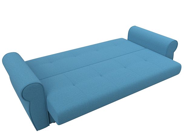 Диван-книжка Лига-019 Рогожка голубой - Вид 8