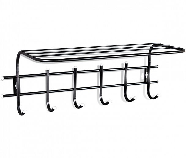 Вешалка Sheffilton Стандарт 1/6 черный/белый - Вид 1