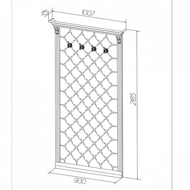Вешалка "Благо-5-7" - Вид 2