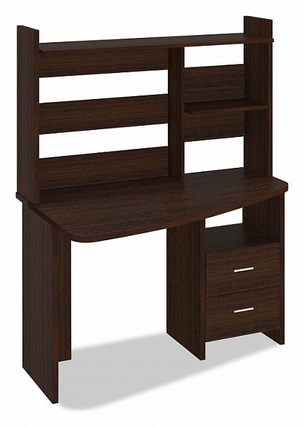 Стол компьютерный Домино Лайт СКЛ-Крл 120+НКЛ-120 Венге левый - Вид 1