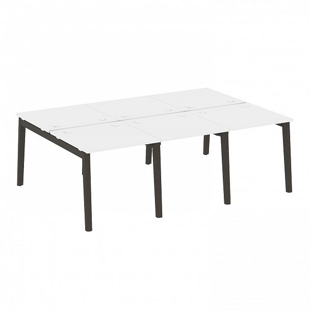 Рабочая станция "Onix wood" OW.D.RS-6.0.8 белый/дуб темный - Вид 1