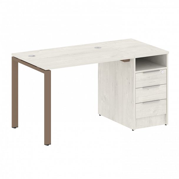 Рабочая станция "Metal System" БП.РС-СТП -1.1 дуб наварра/мокко - Вид 1