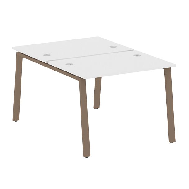 Metal System Р. ст. на А-образном м/к БА.РАС-СП-2.1 Белый/Мокко металл 1000*1475*750 - Вид 1