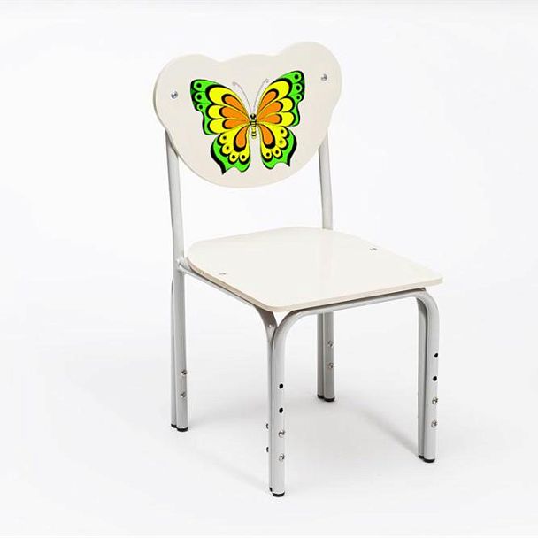 Детский стульчик Кузя Бабочка зеленый, гр.0-1 - Вид 1