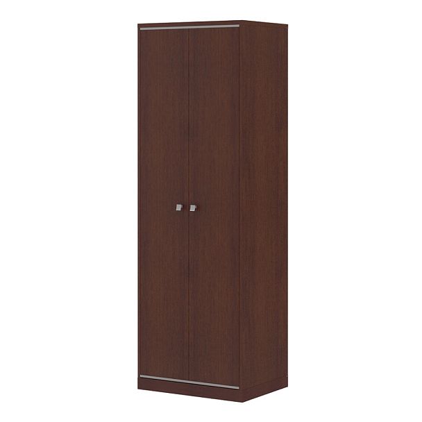 Гардероб "Диана плюс"  ПК-ДНП-Г210Х70/35-В1-34 миланский орех темный - Вид 1