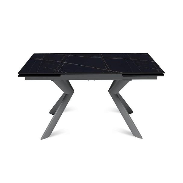 Стол раскладной Bridge (140+40+40), керамика матовая Black Gold - Вид 2