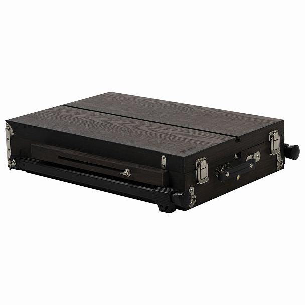 Этюдник-мольберт BRAUBERG ART PREMIERE, алюминиевые ножки, холст до 82 см, кофейный, 191757 - Вид 4