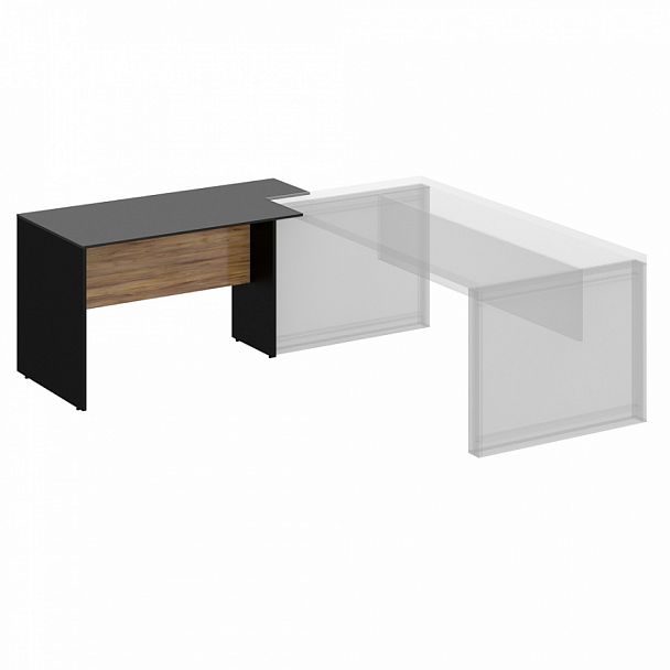 Стол приставной "Компьютерные столы" ПК-ПРЛ-СТП140Х70Л-В1-1078 таксония медовая - Вид 1