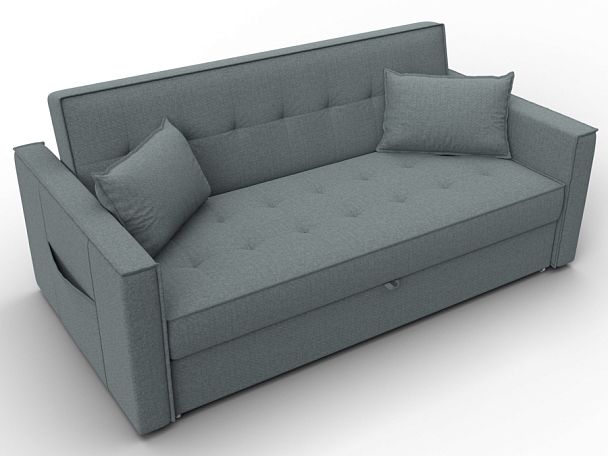 Диван прямой Лига-104 (160) Рогожка серый - Вид 6