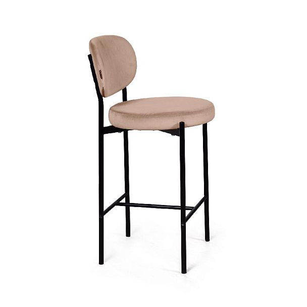 Стул полубарный Mason, бархат бежевый 5 - Вид 8