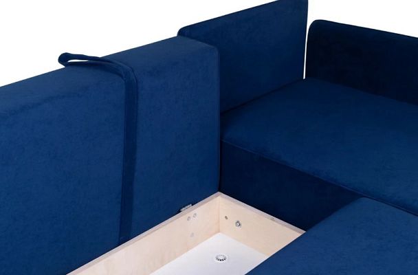 Диван 3-х местный FOLDE ottoman синий - Вид 7