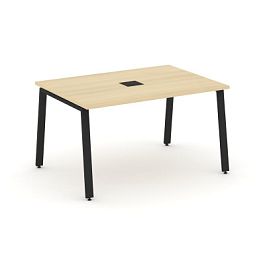 Стайл Проджект Стол переговорный SN-6A.SPRG-001 Акация Лорка/Металл Черный 980*980*750 - Фото предпросмотра