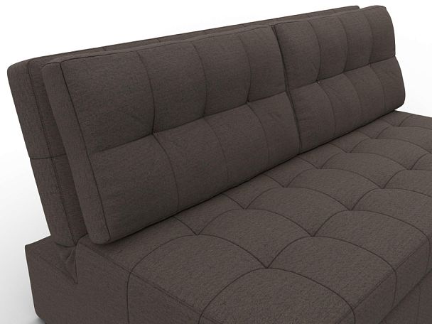 Диван прямой Лига-107 (160) Рогожка коричневый - Вид 4