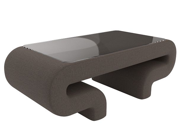 Стол Волна Рогожка коричневый - Вид 3