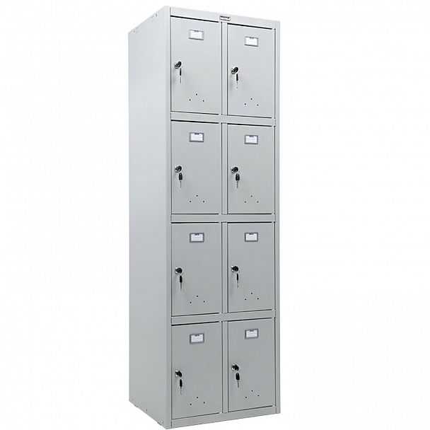 Шкаф металлический для сумок ПРАКТИК "LS-24" восьмисекционный, 1830х575х500 мм, 33 кг, разборный - Вид 4