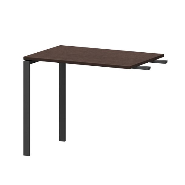 Бриф-приставка на металлокаркасе АМ-090.60 Дуб венге/Антрацит 900x600x760 Арго-М - Вид 1