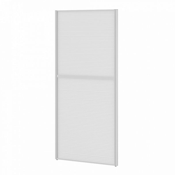 Модуль комбинированный "Мобильные офисные перегородки «Ритм»" ПК-РТМ-МДК167х160П/П-В1-160 белый - Вид 1