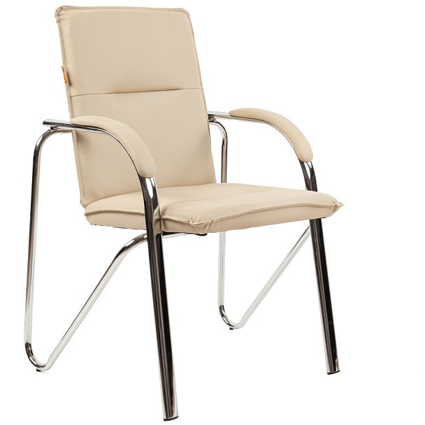Комплект кресел, 2 шт, CHAIRMAN CH851, экокожа, бежевый - Вид 1