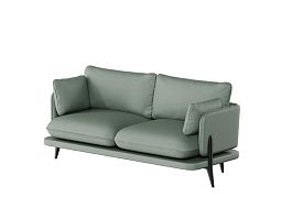 Поско Диван двухместный PSC-02 W-13/Металл Черный 2000*850*850 - Фото предпросмотра