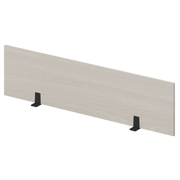 Экран для одиночного стола СМЭ18-14 Ясень шимо/Антрацит 1400x18x350 Арго-М - Вид 1