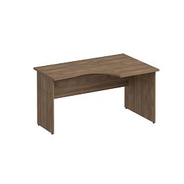Стол эргономичный правый Комфорт К.122 дуб шамони темный - Фото предпросмотра